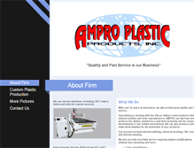 Tablet Screenshot of amproplastics.com